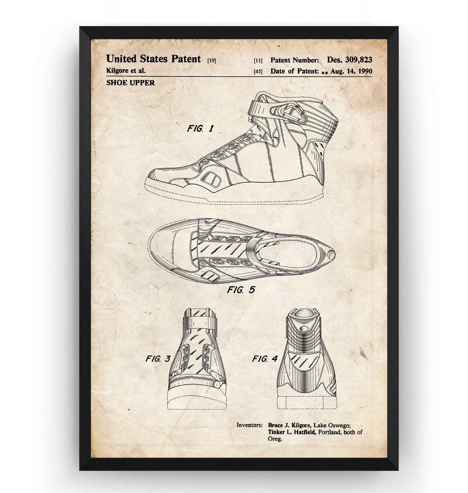 Air Jordan 1990 Patent Print - Magic Posters