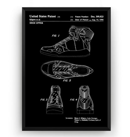 Air Jordan 1990 Patent Print - Magic Posters