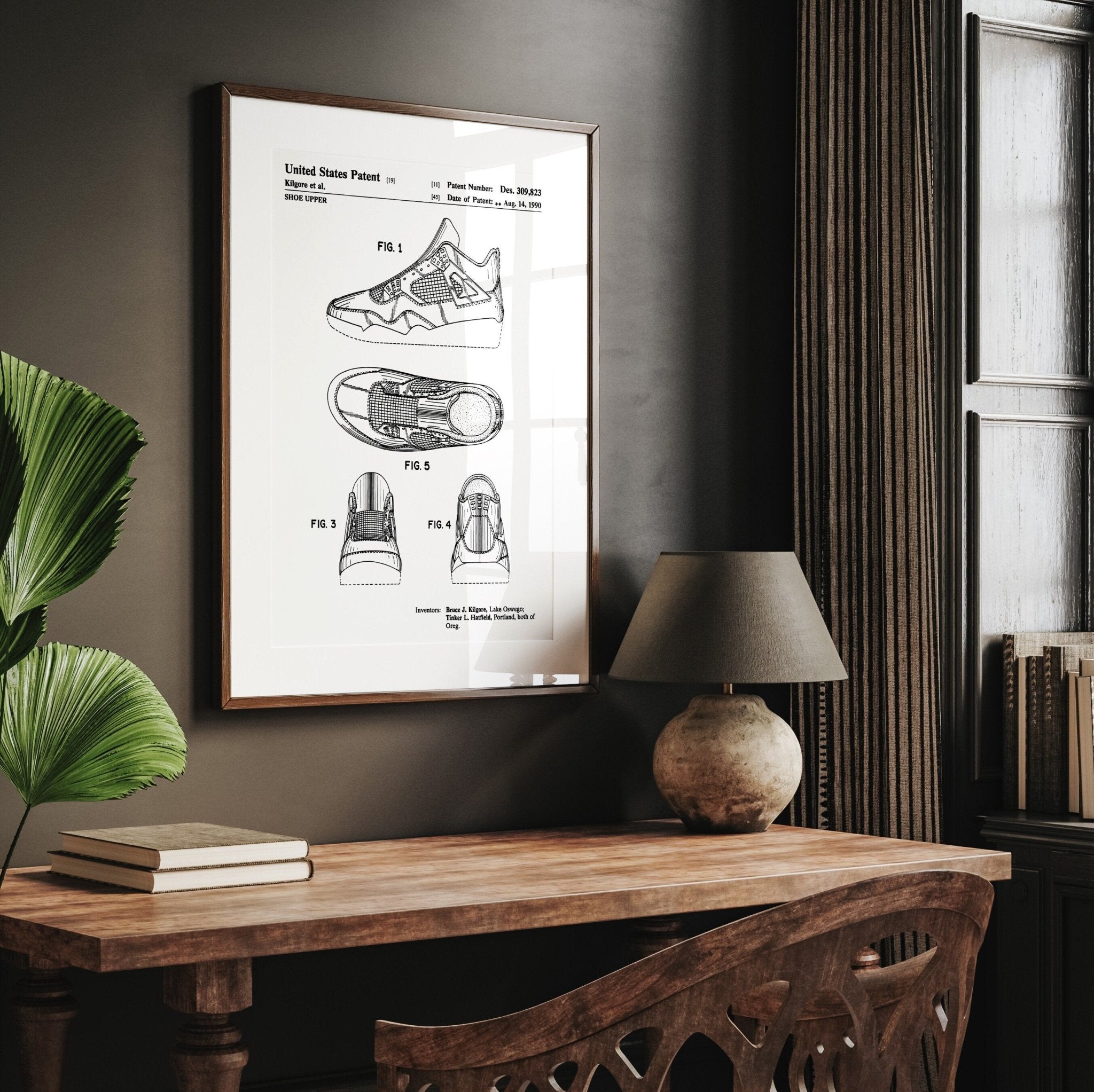 Air Jordan 4 1990 Patent Print - Magic Posters