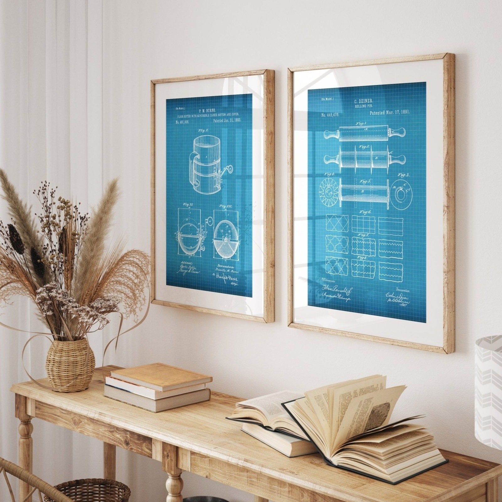 Baking Set Of 2 Patent Prints - Magic Posters