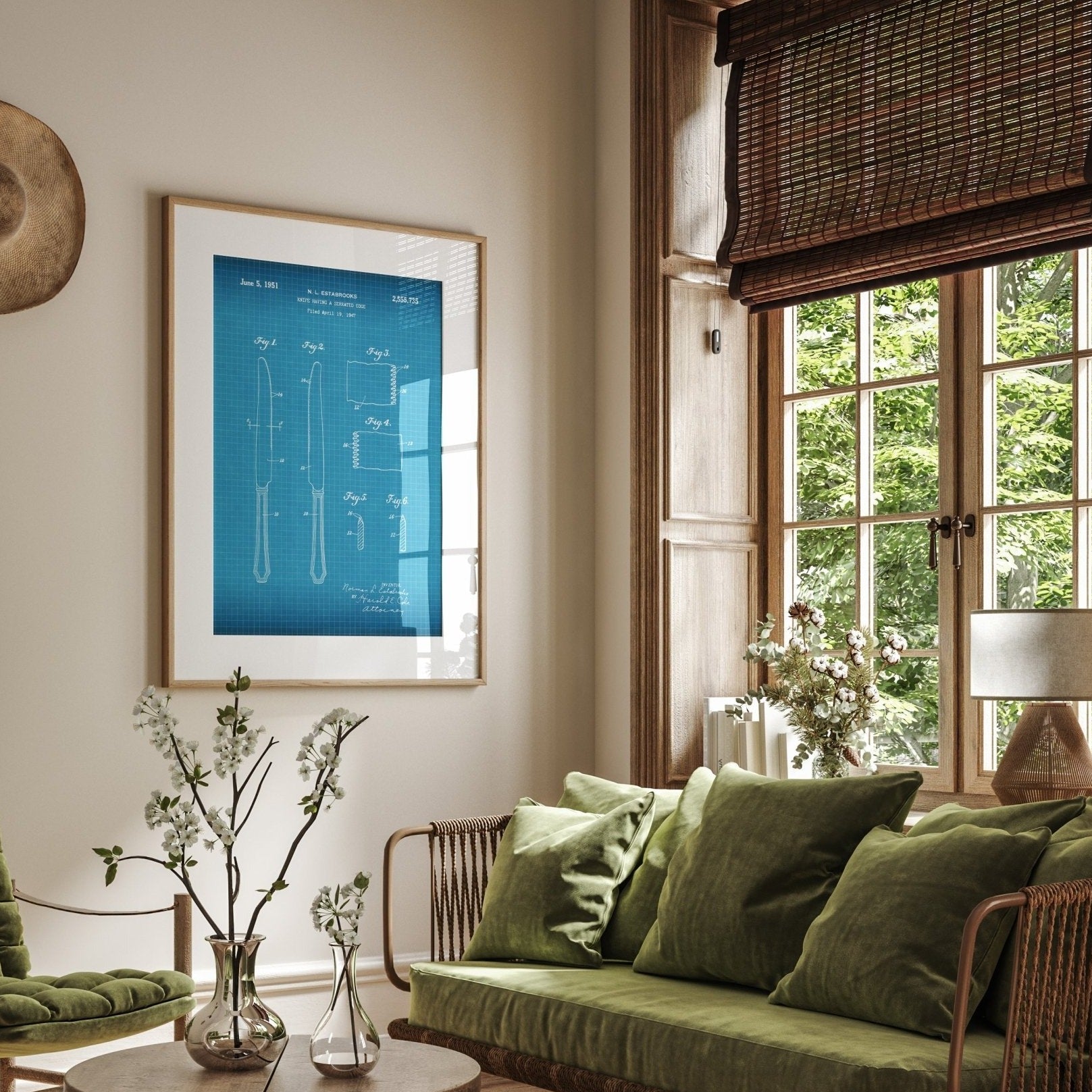 Butter Knife 1951 Patent Print - Magic Posters