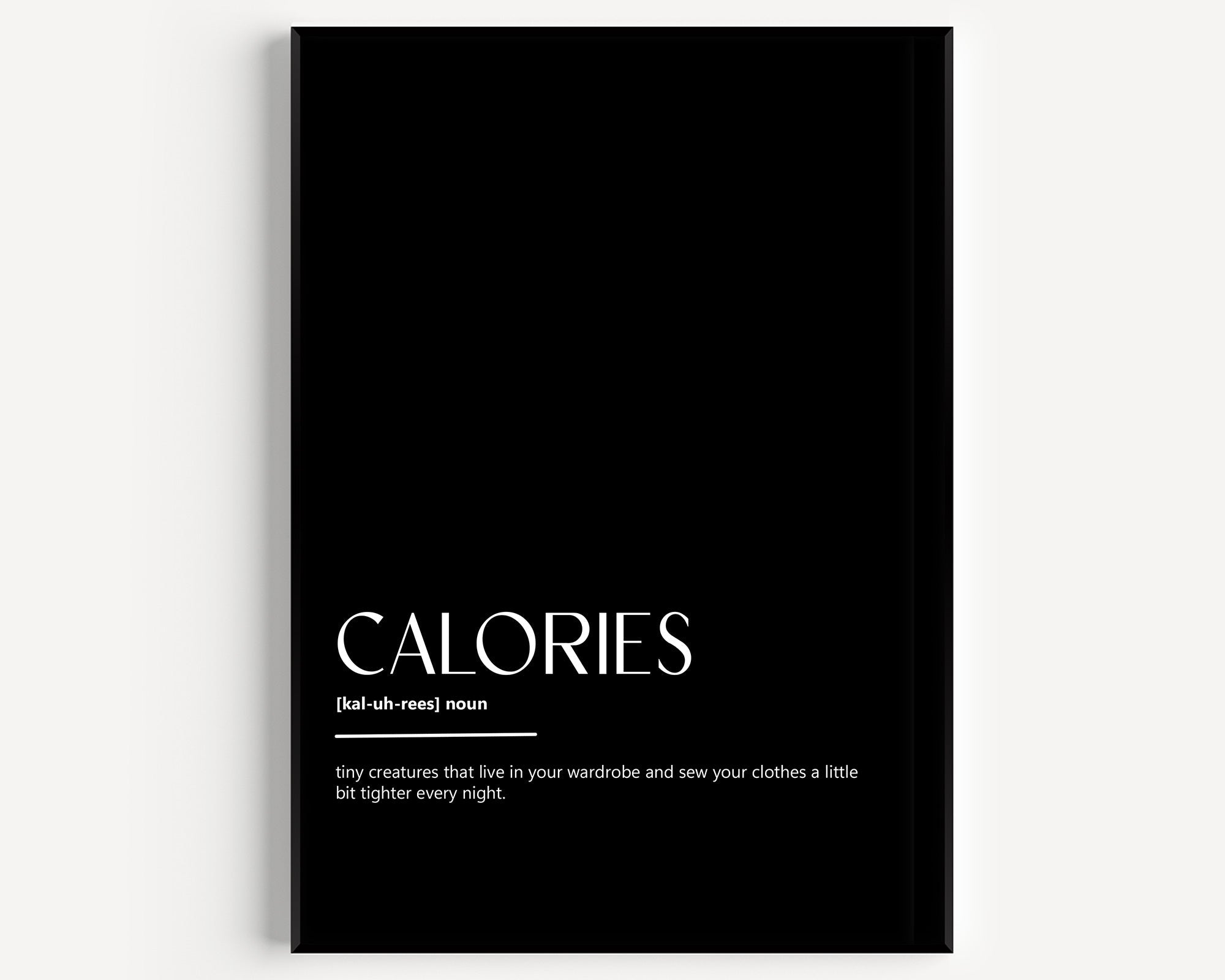 Calories Definition Print V2 - Magic Posters