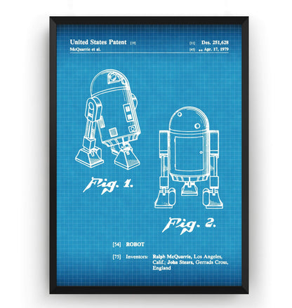 R2D2 Patent Print - Magic Posters