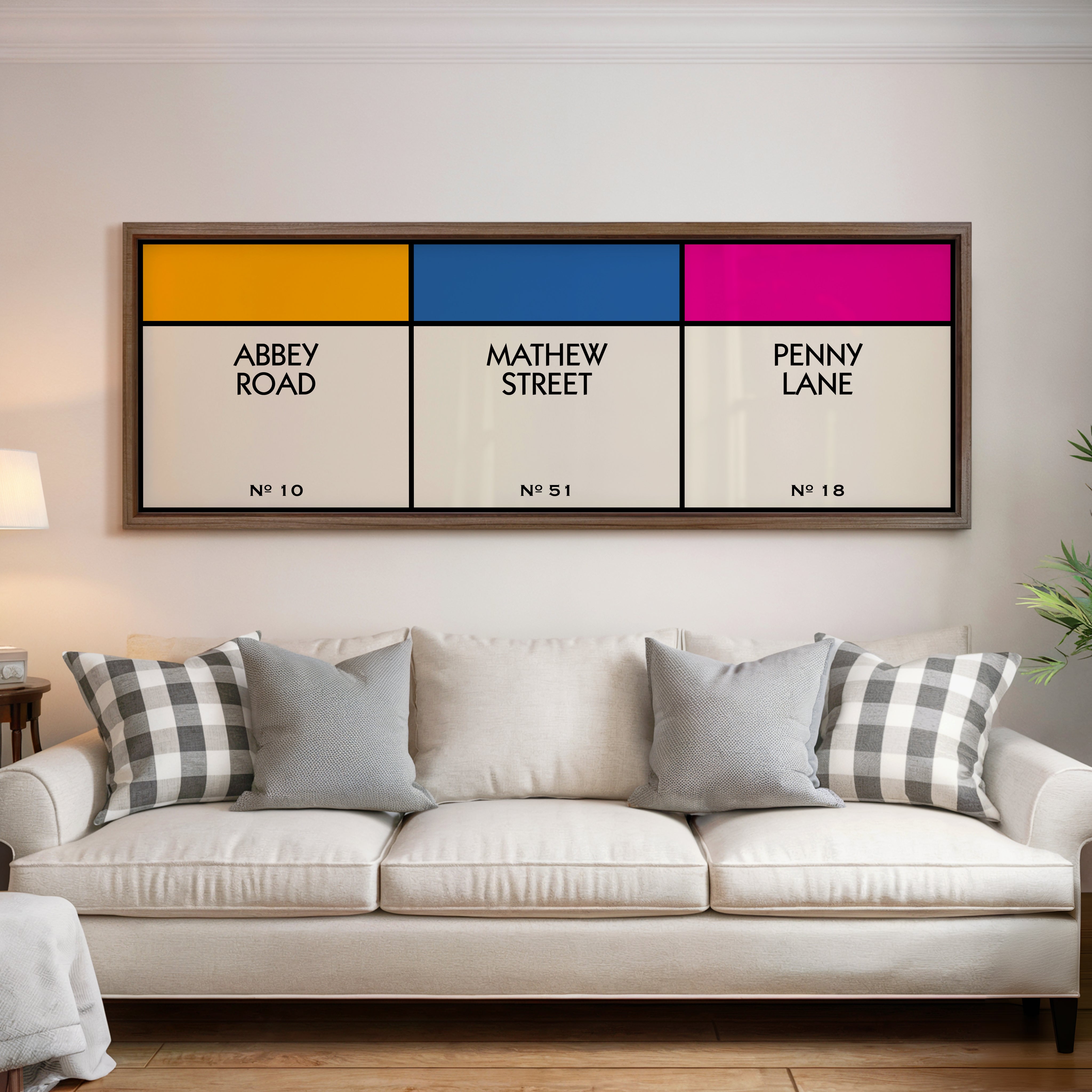 Custom Multi Street Name Print (Panoramic)