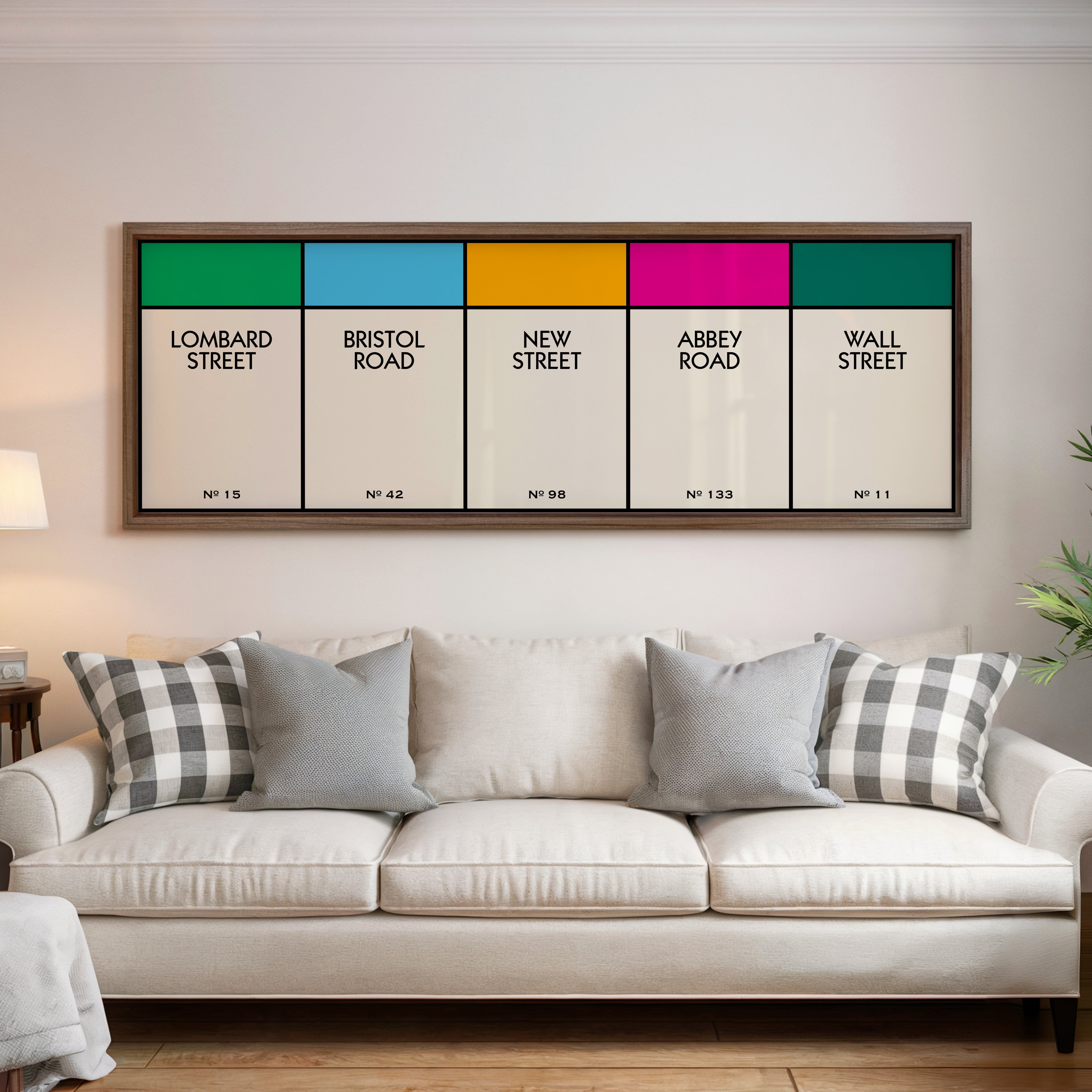 Custom Multi Street Name Print (Panoramic)