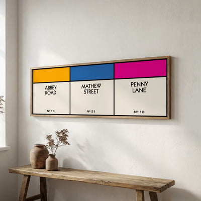 Custom Multi Street Name Print (Panoramic)