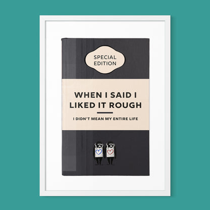 Personalised Book Cover Art Print (Classic Edition)