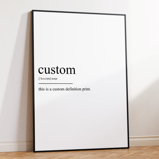 Custom Definition Print - Magic Posters