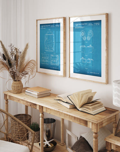 Gamecube Set Of 2 Patent Prints - Magic Posters