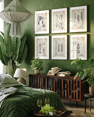 Beauty Set Of 6 Patent Prints - Magic Posters