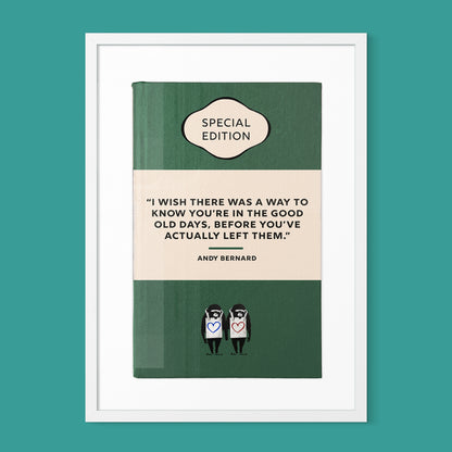 Personalised Book Cover Art Print (Classic Edition)