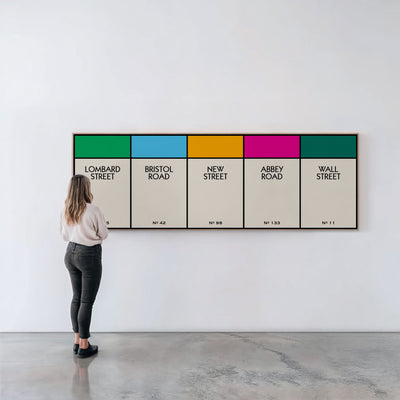 Custom Multi Street Name Print (Panoramic)