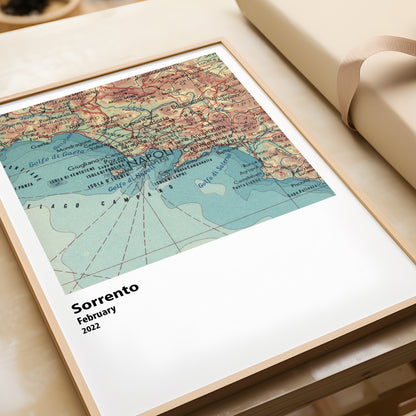 Personalised City Map Set Of 6 Prints - Magic Posters