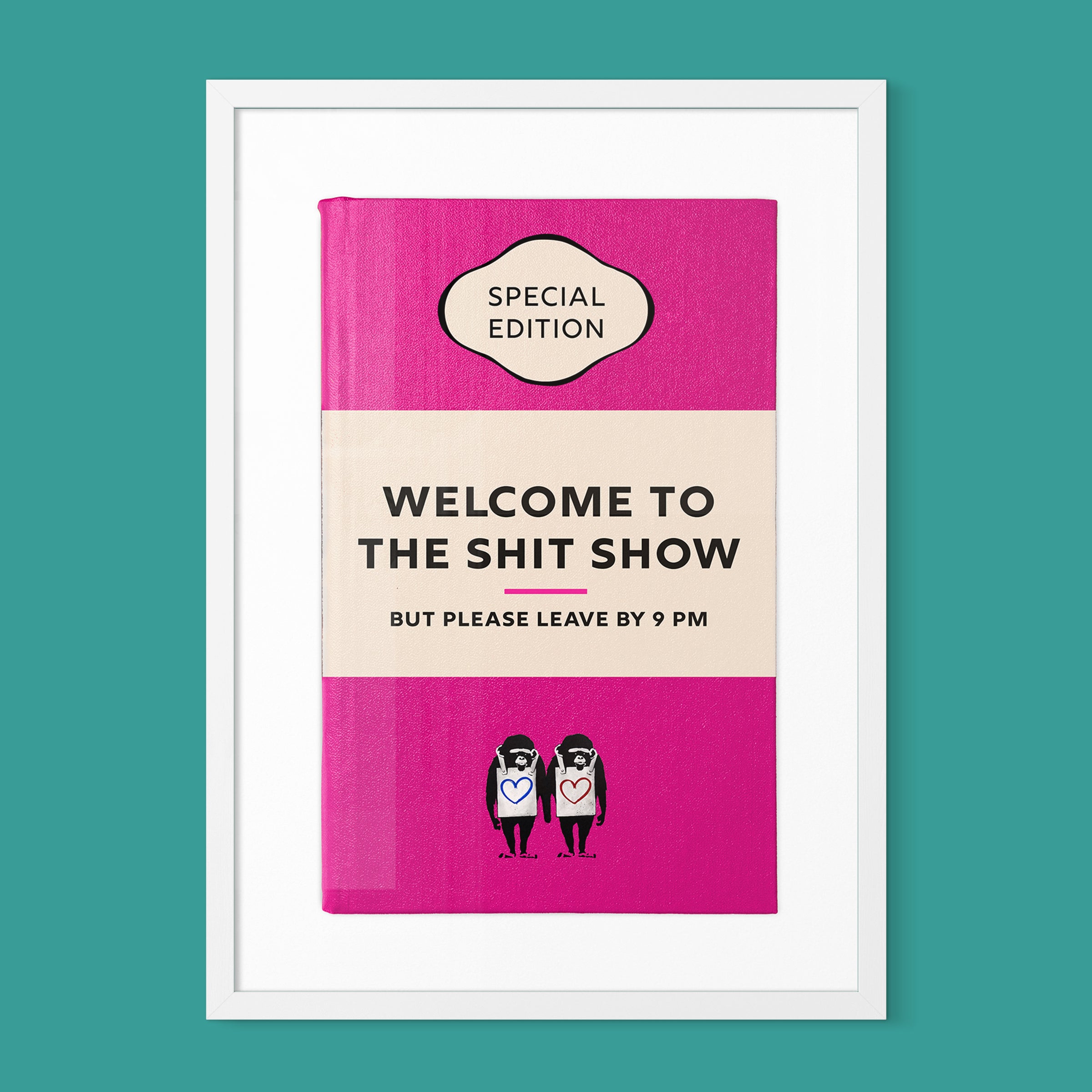 Personalised Book Cover Art Print (Classic Edition)