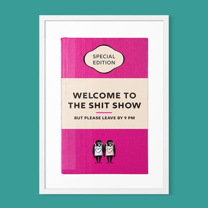 Personalised Book Cover Art Print (Classic Edition)