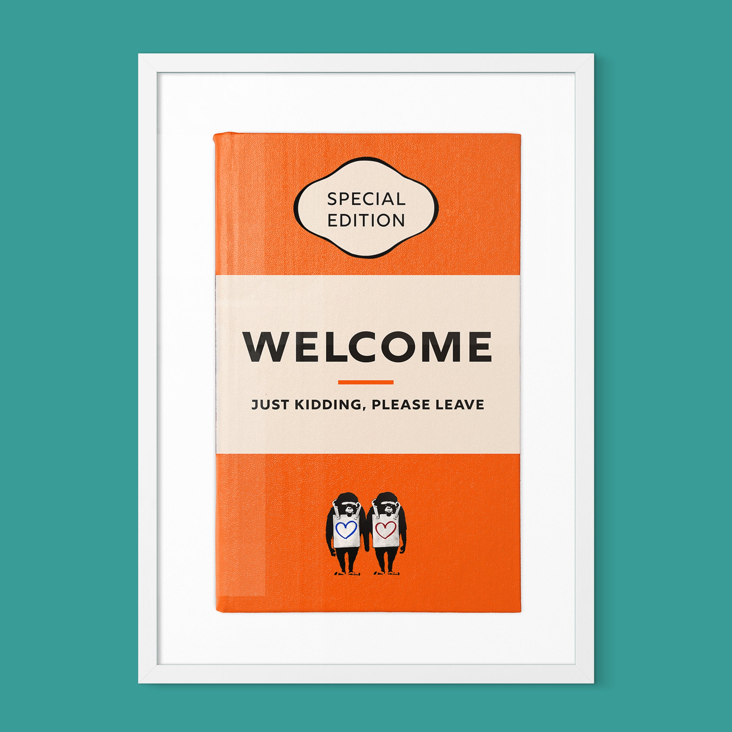 Personalised Book Cover Art Print (Classic Edition)