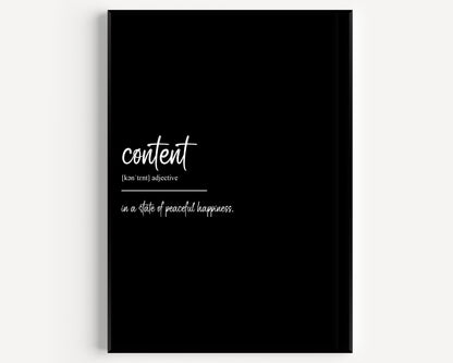 Content Definition Print - Magic Posters