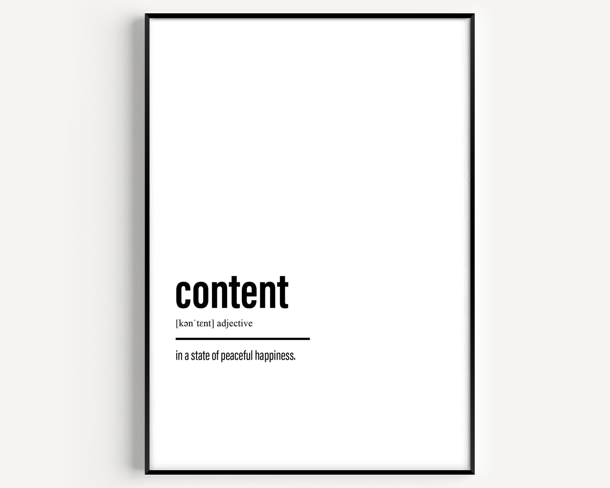 Content Definition Print - Magic Posters
