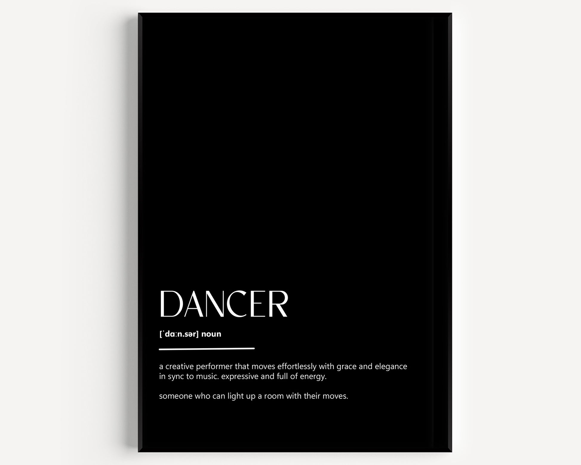 Dancer Definition Print - Magic Posters