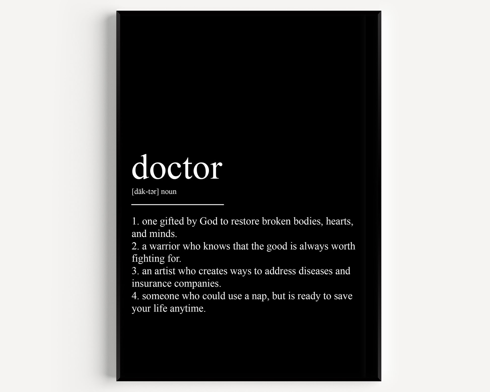 Doctor Definition Print V3 - Magic Posters