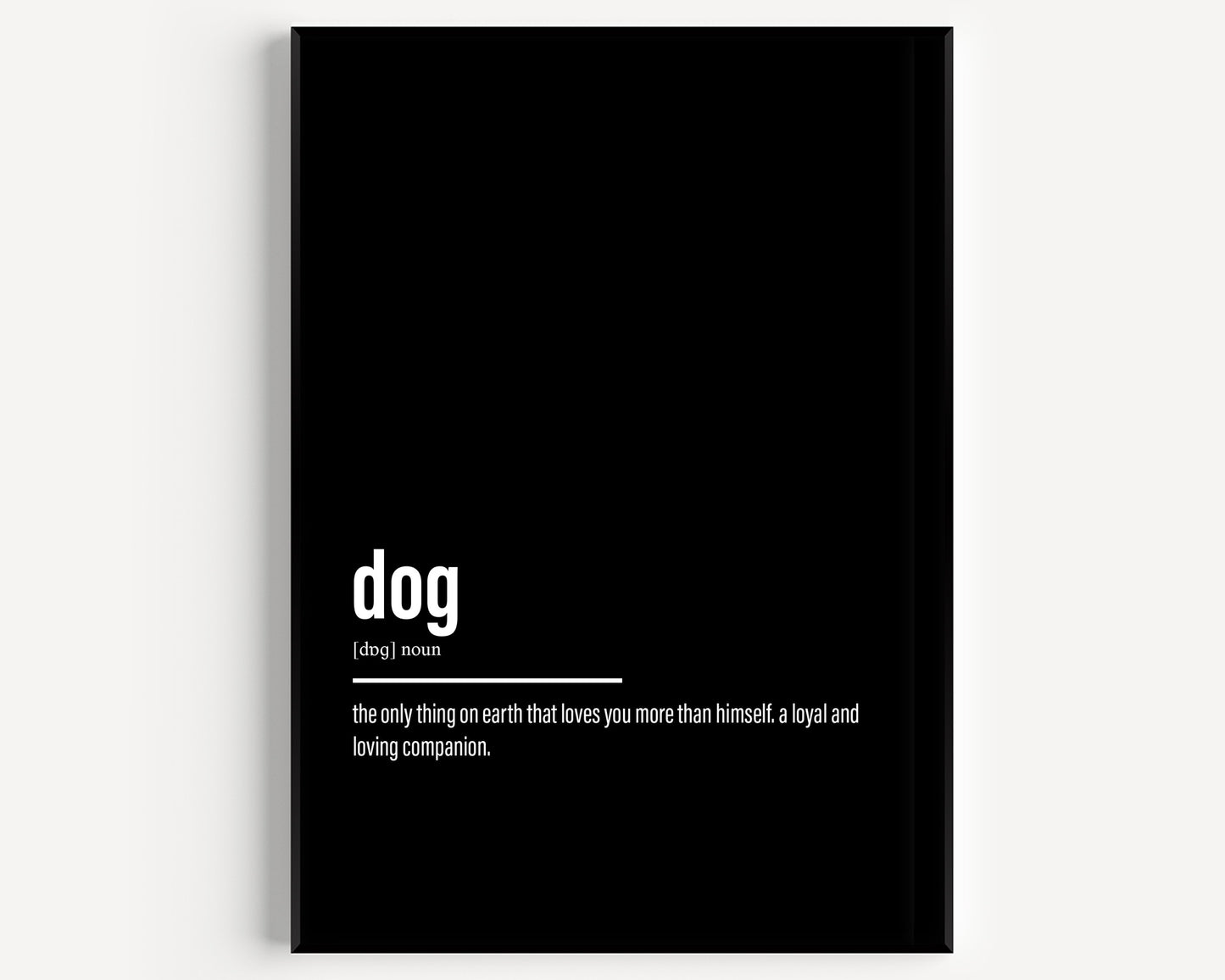Dog Definition Print - Magic Posters