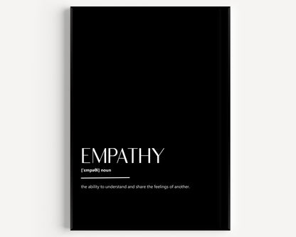 Empathy Definition Print - Magic Posters