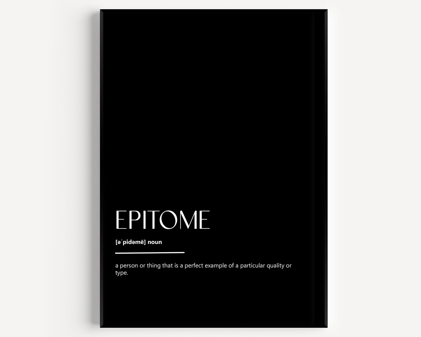 Epitome Definition Print - Magic Posters