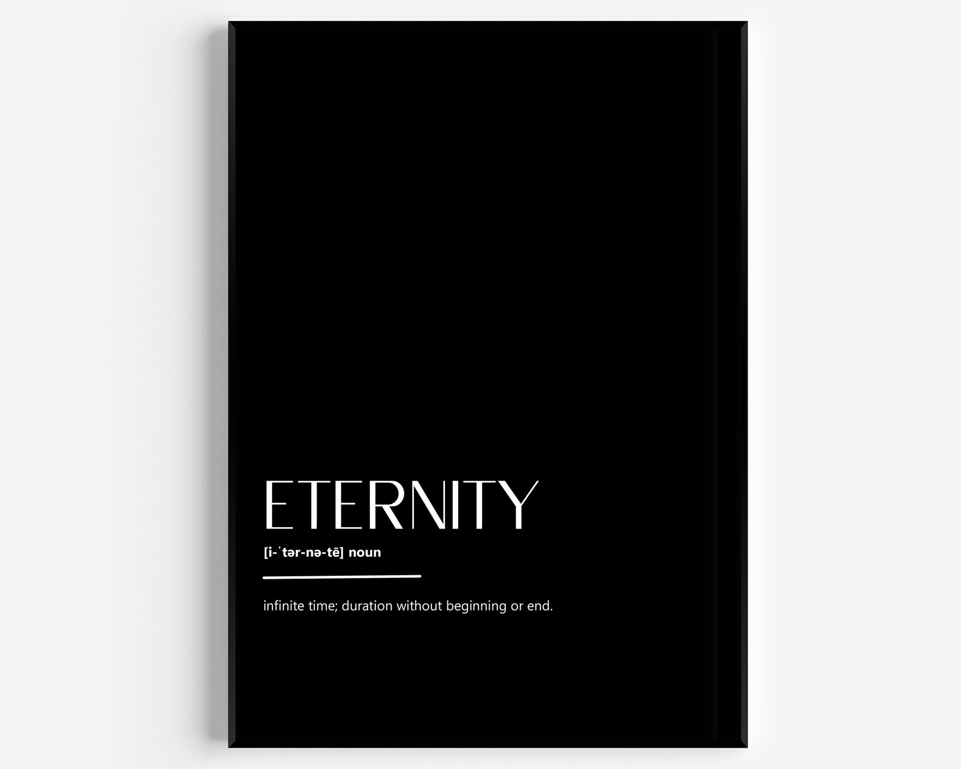 Eternity Definition Print - Magic Posters