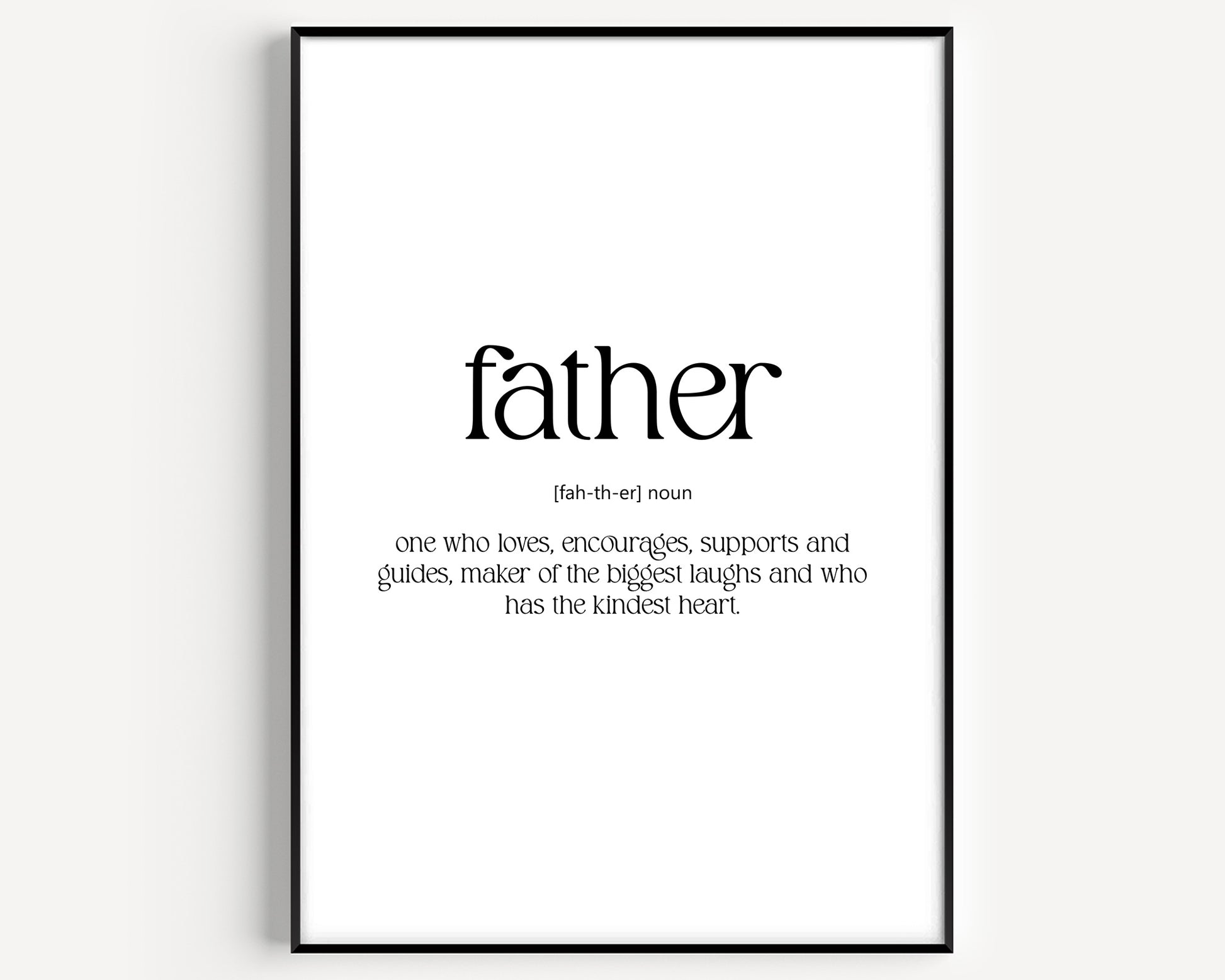 Father Definition Print - Magic Posters