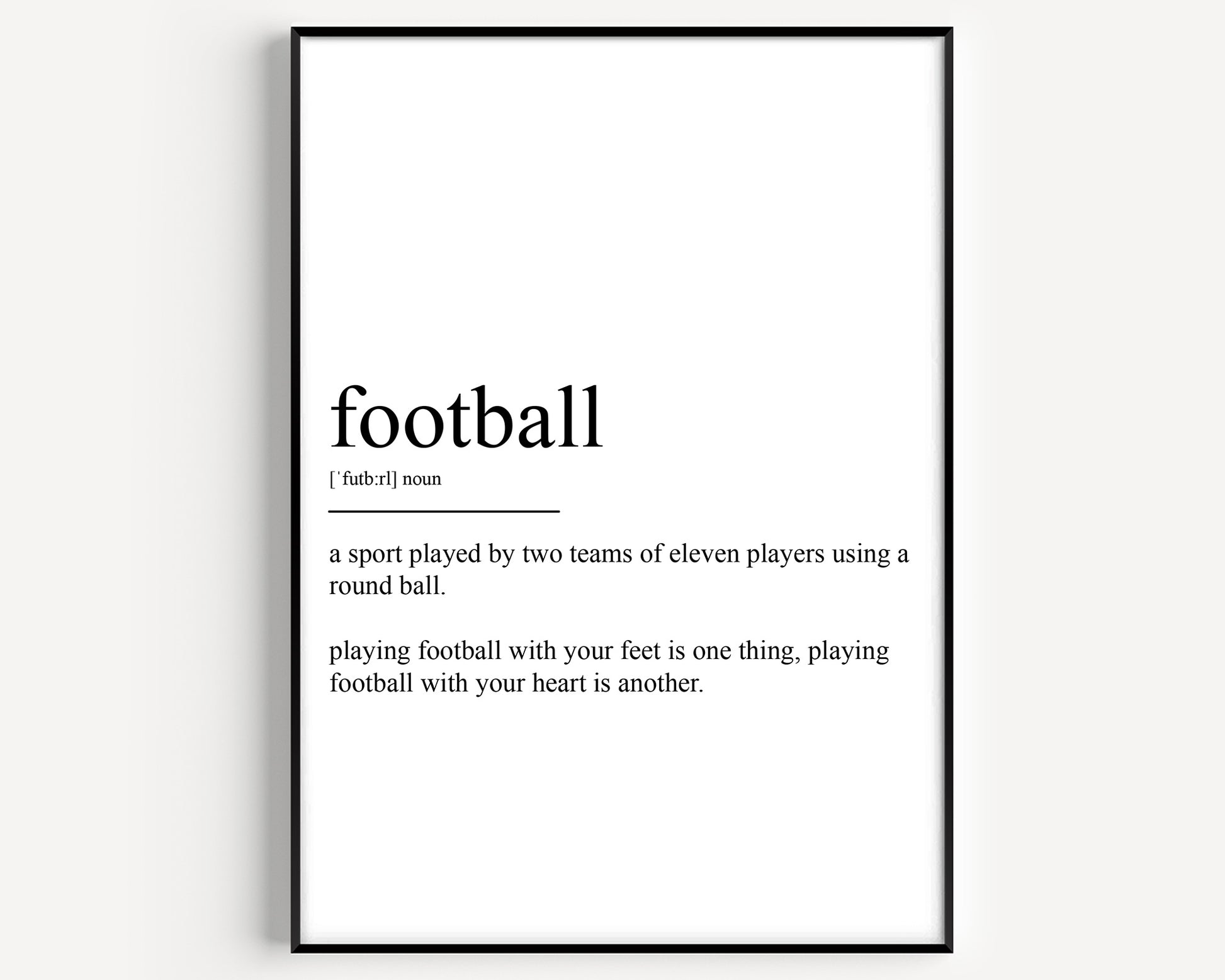 Football Definition Print - Magic Posters