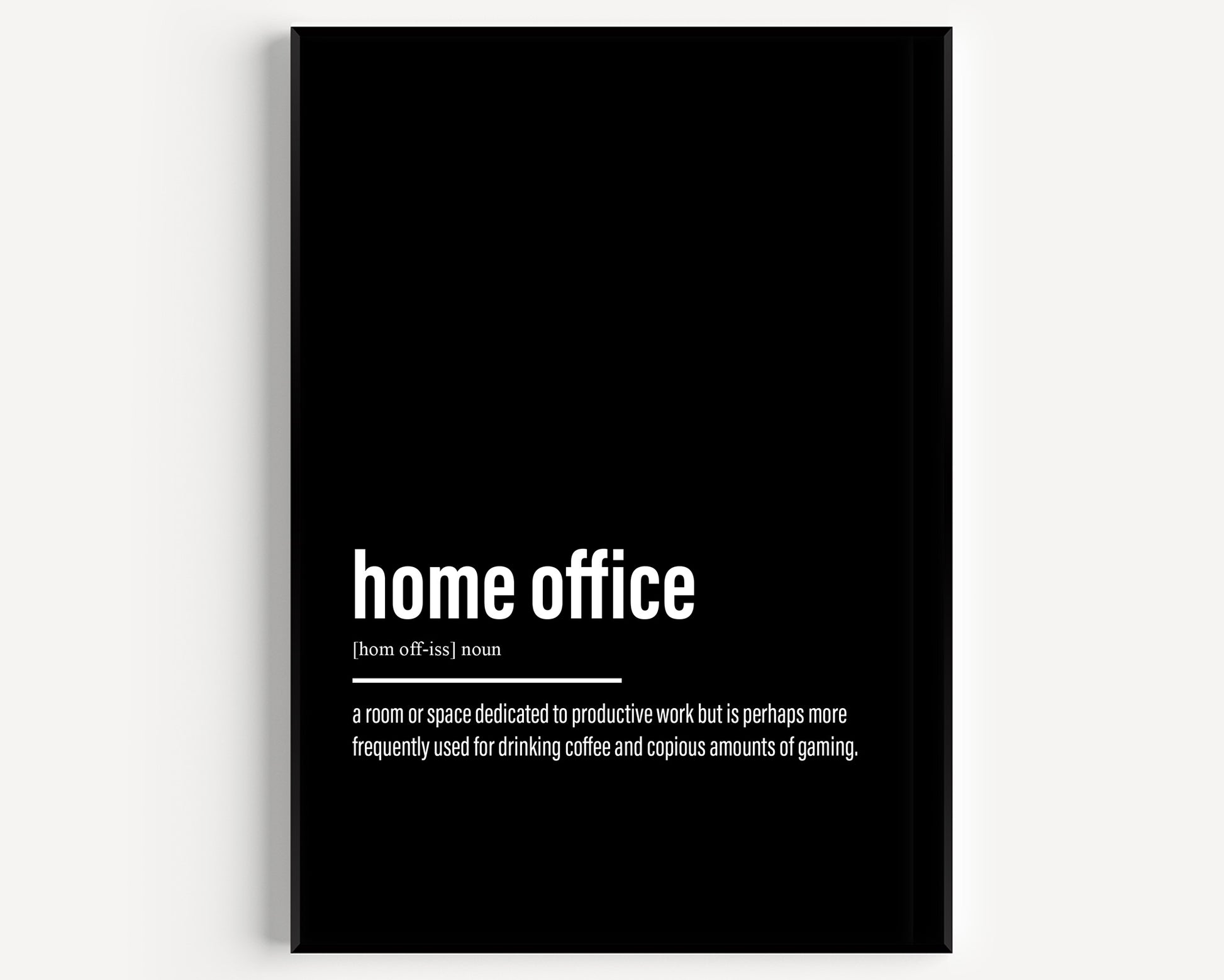 Home Office Definition Print - Magic Posters
