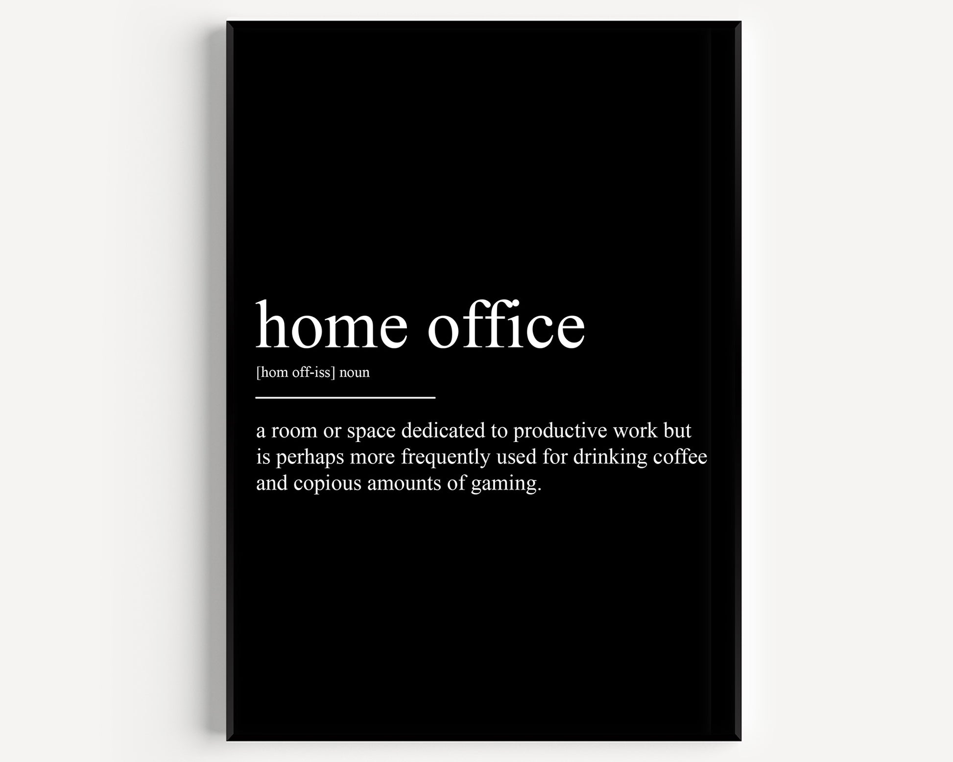 Home Office Definition Print - Magic Posters