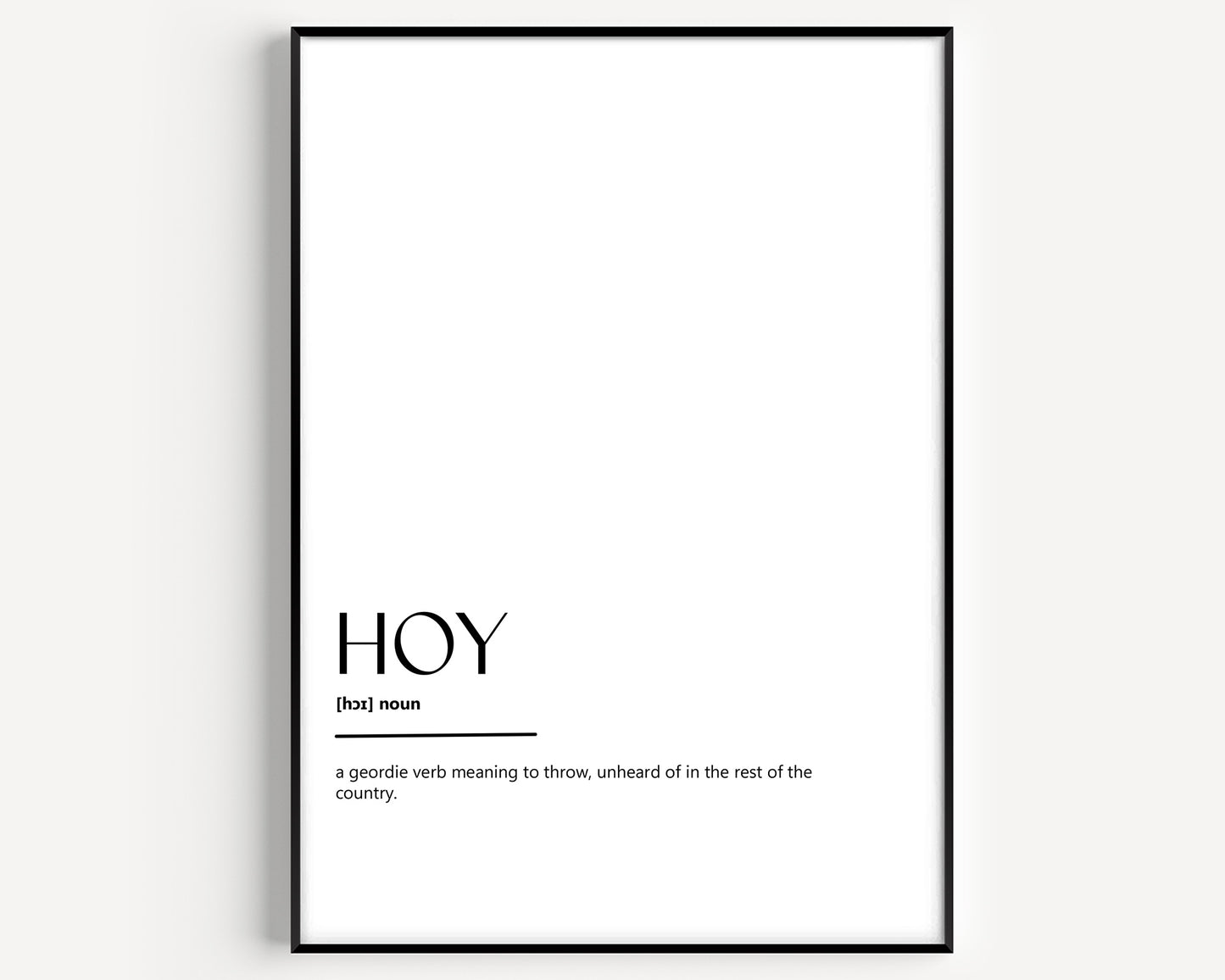 Hoy Definition Print - Magic Posters