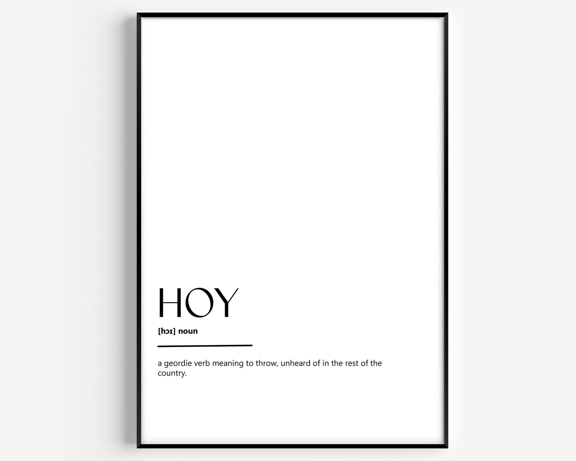Hoy Definition Print - Magic Posters