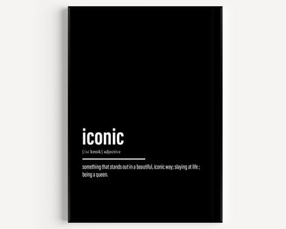 Iconic Definition Print - Magic Posters