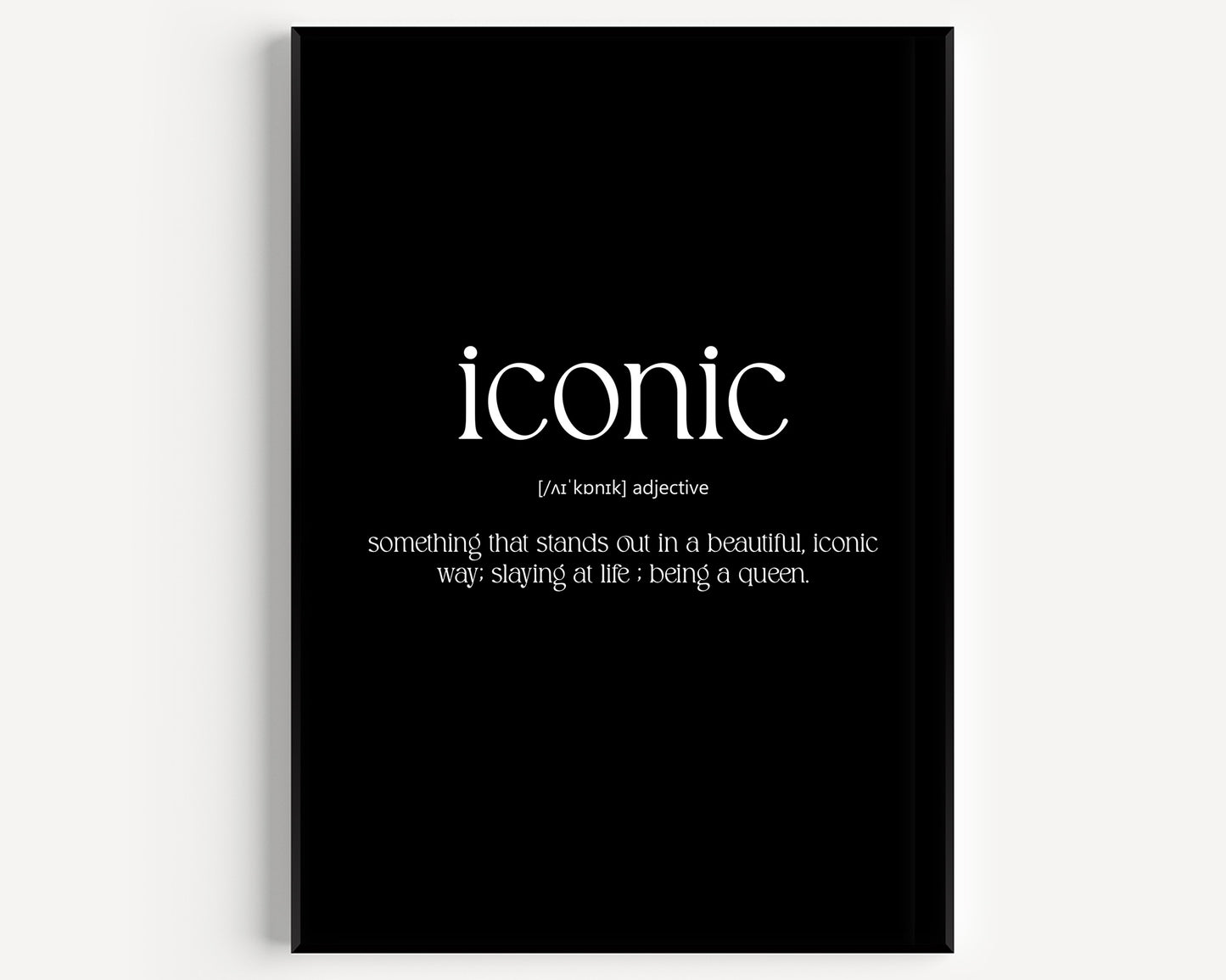 Iconic Definition Print - Magic Posters
