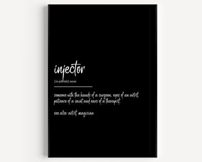 Injector Definition Print - Magic Posters