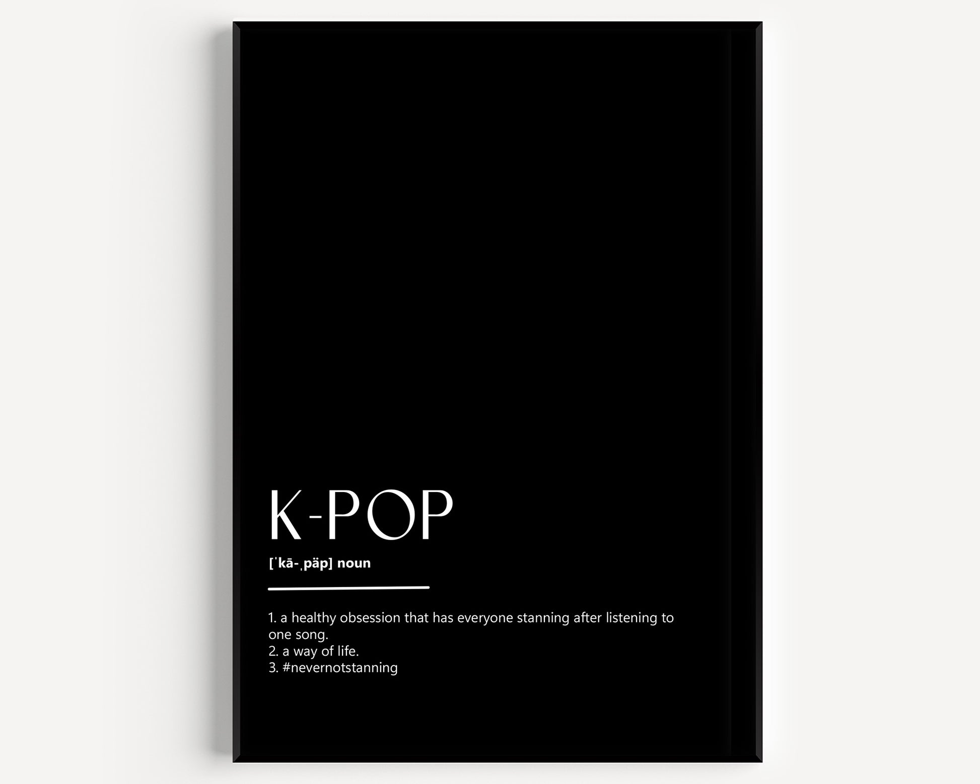 K-pop Definition Print - Magic Posters