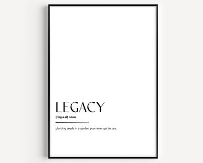 Legacy Definition Print - Magic Posters