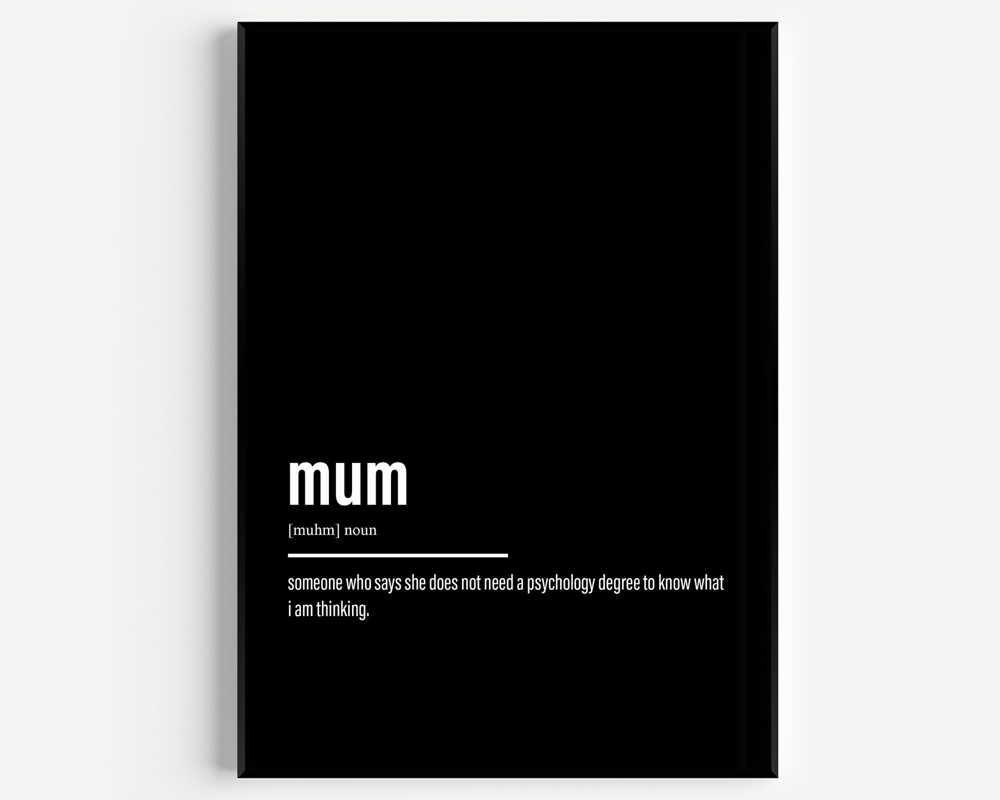 Mum Definition Print - Version 3 - Magic Posters
