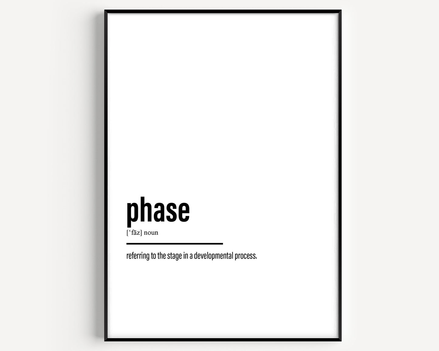 Phase Definition Print - Magic Posters
