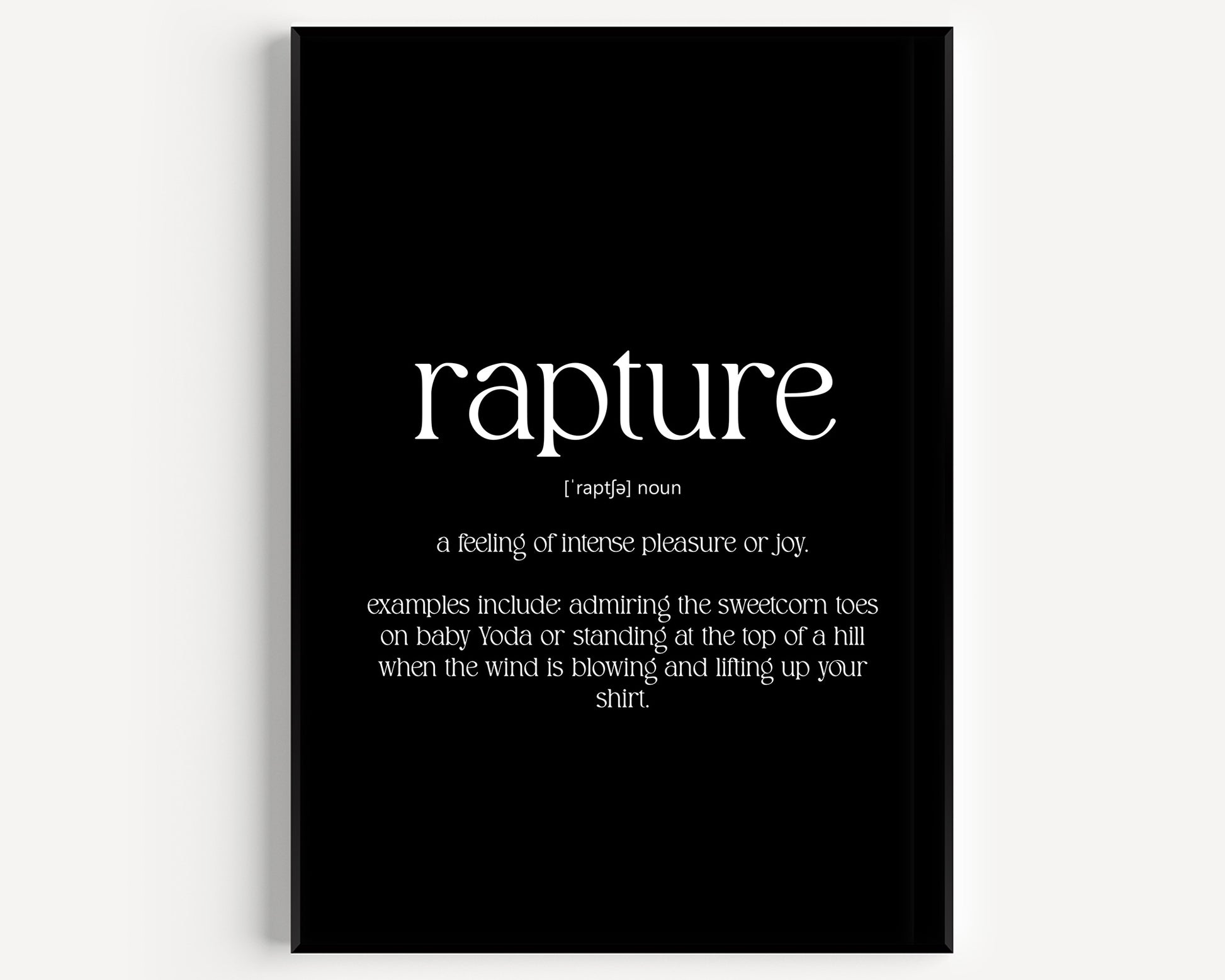 Rapture Definition Print - Magic Posters