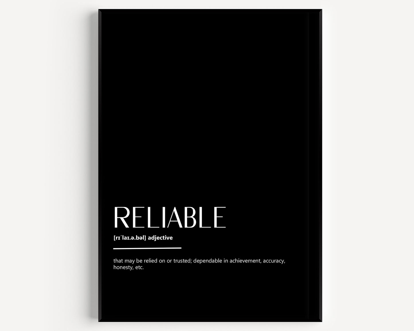 Reliable Definition Print V2 - Magic Posters