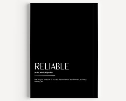 Reliable Definition Print V2 - Magic Posters