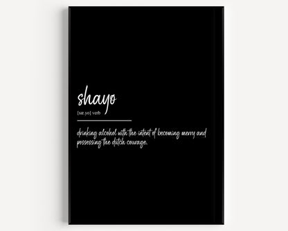 Shayo Definition Print - Magic Posters