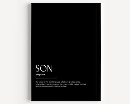 Son Definition Print - Magic Posters