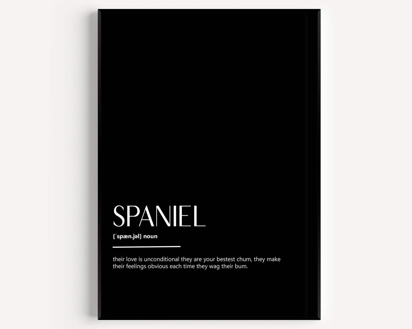 Spaniel Definition Print - Magic Posters