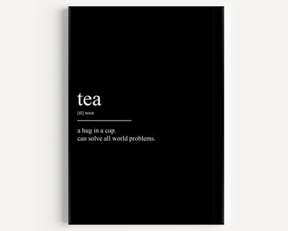 Tea Definition Print V3 - Magic Posters