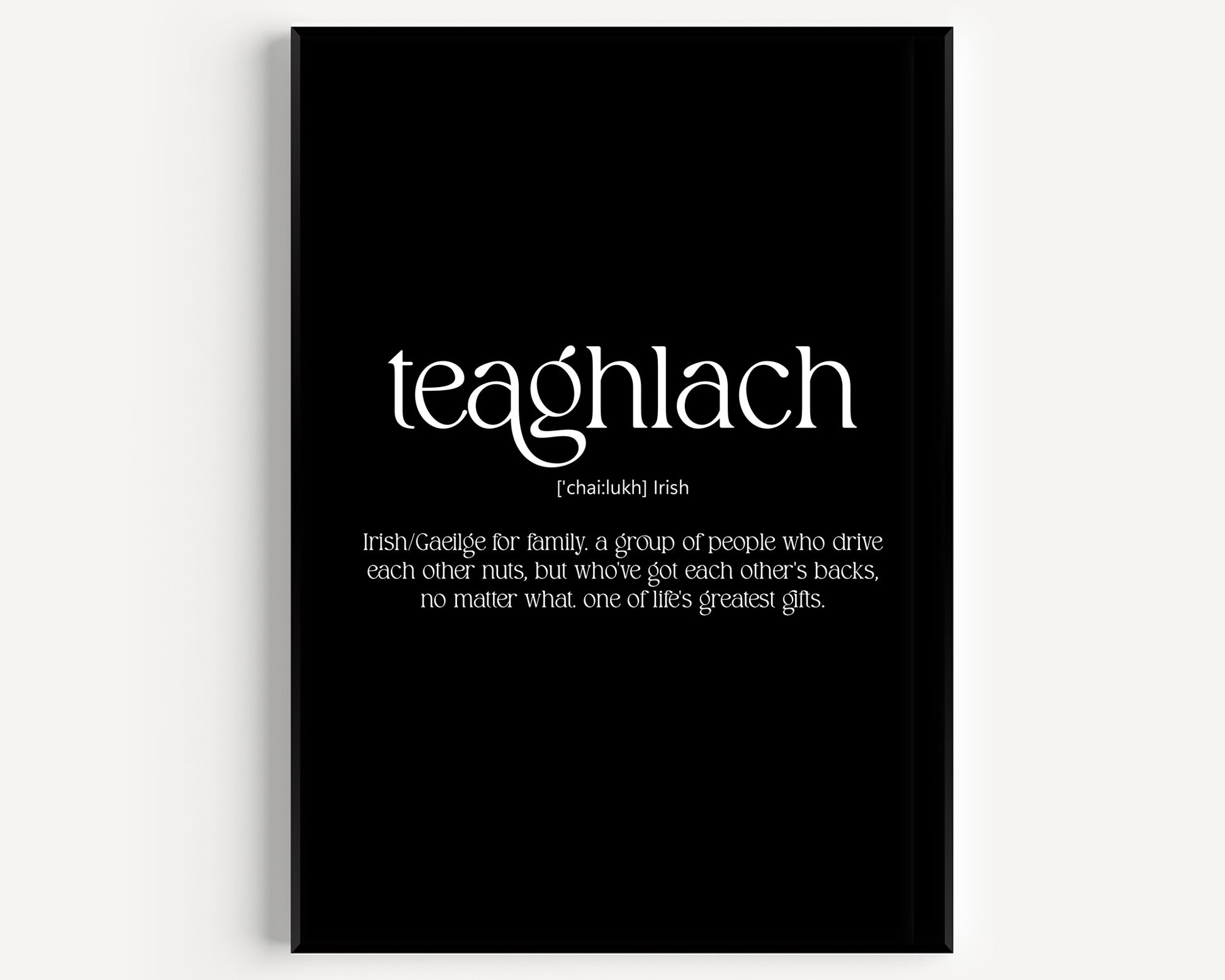 Teaglach Definition Print - Magic Posters