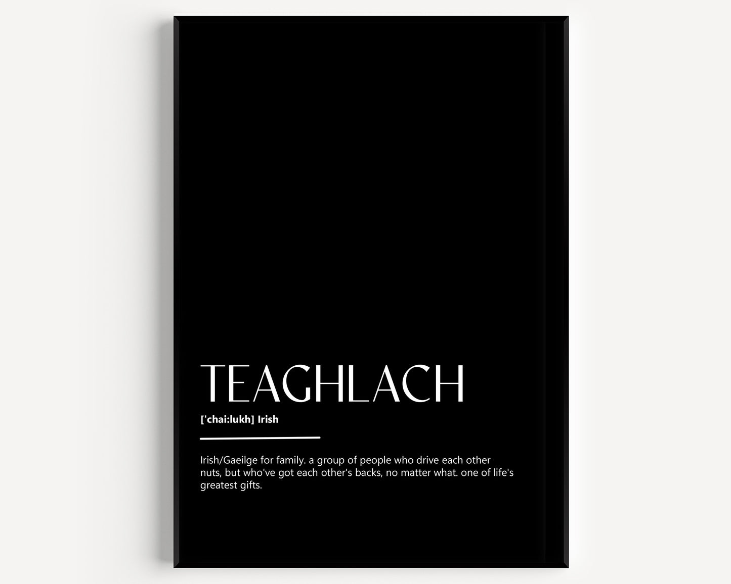 Teaglach Definition Print - Magic Posters